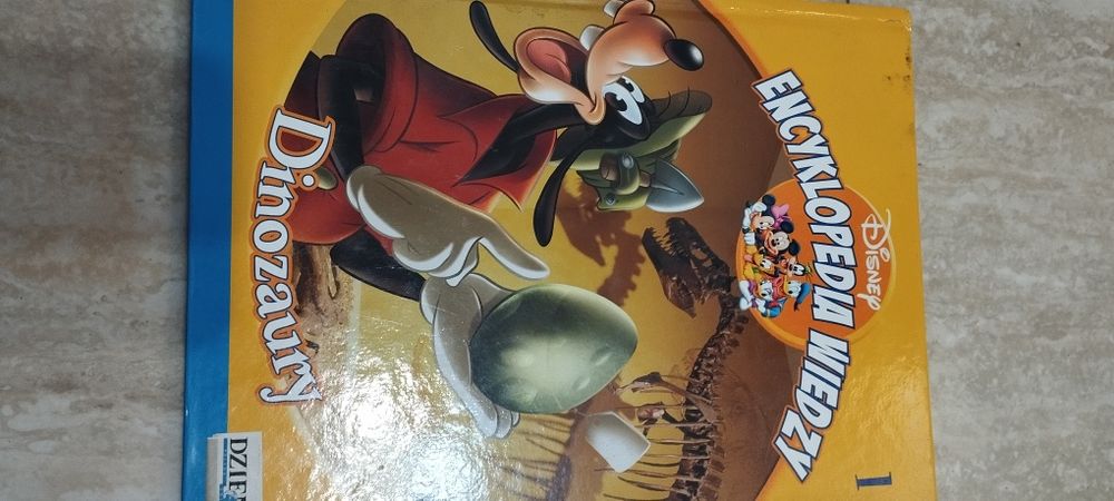 Encyklopedia wiedzy dinozaury , książka dla dzieci