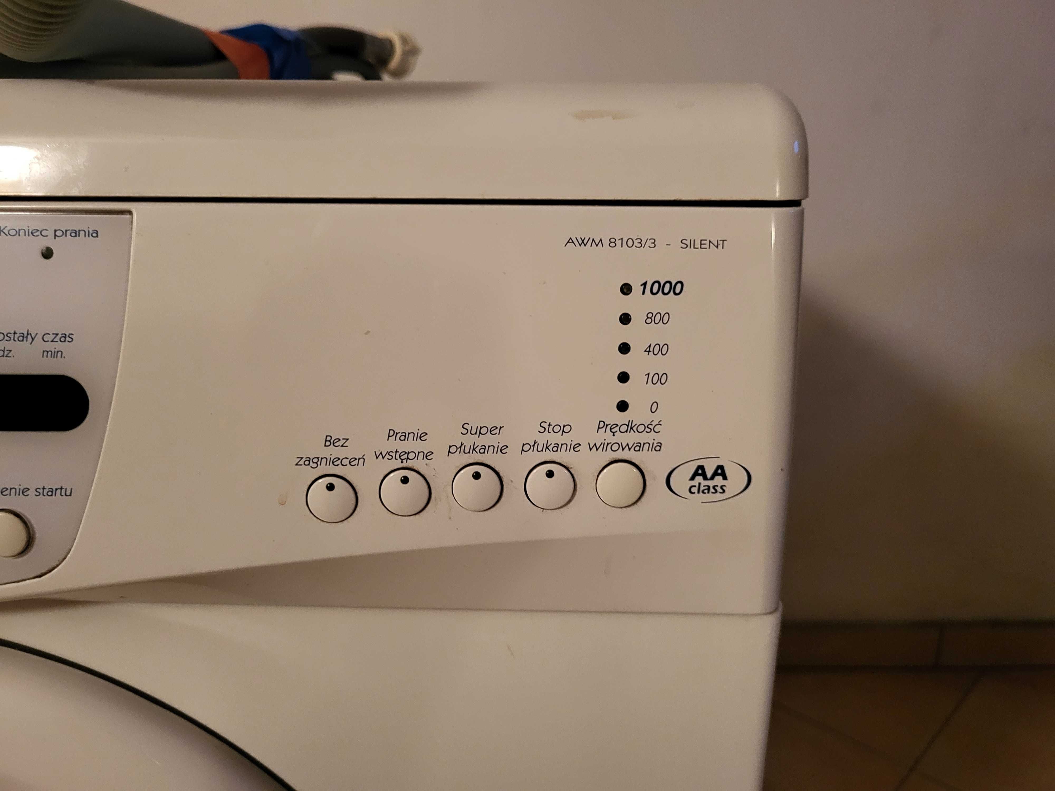 Pralka Whirlpool AWM 8103/3 Silent - uszkodzona