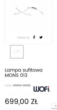Lampa sufitowa Wofi Mons 013