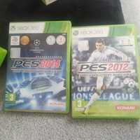 Dwie gry PES 2014 i PES 2012 xbox 360   xbox360