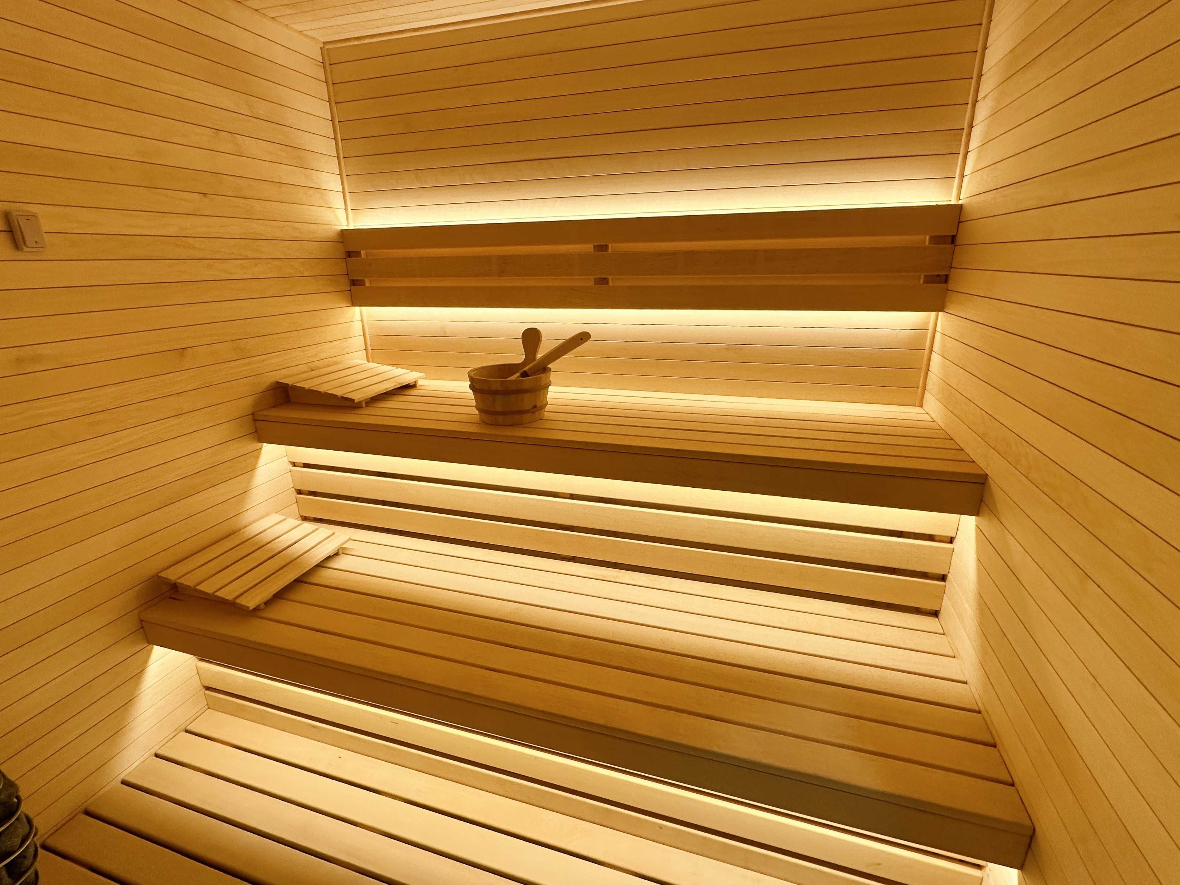 Sauna Ogrodowa Zewnętrzna Fińska Ocieplana Konstrukcja