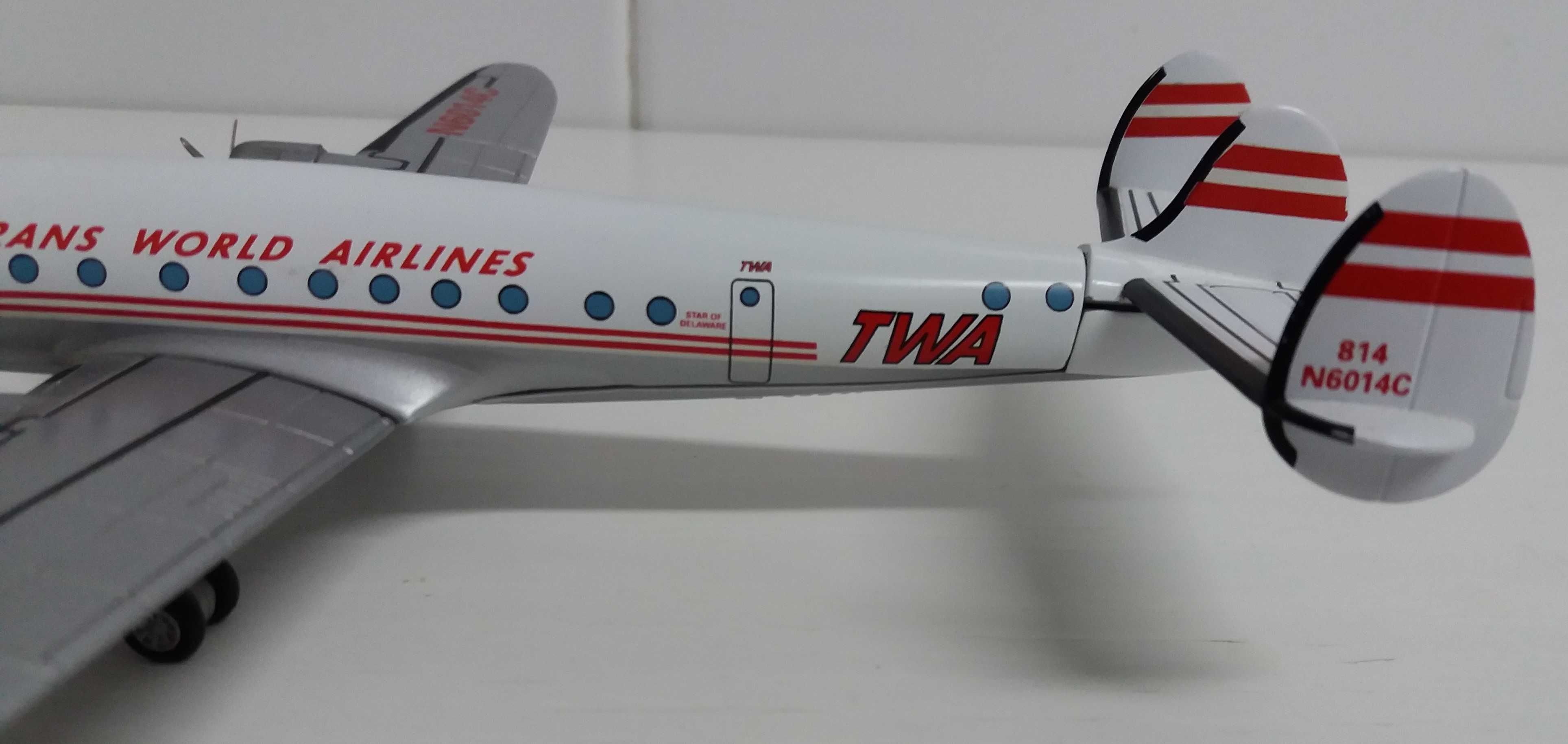 Avião de coleção - TWA Super Constellation " First Issue "