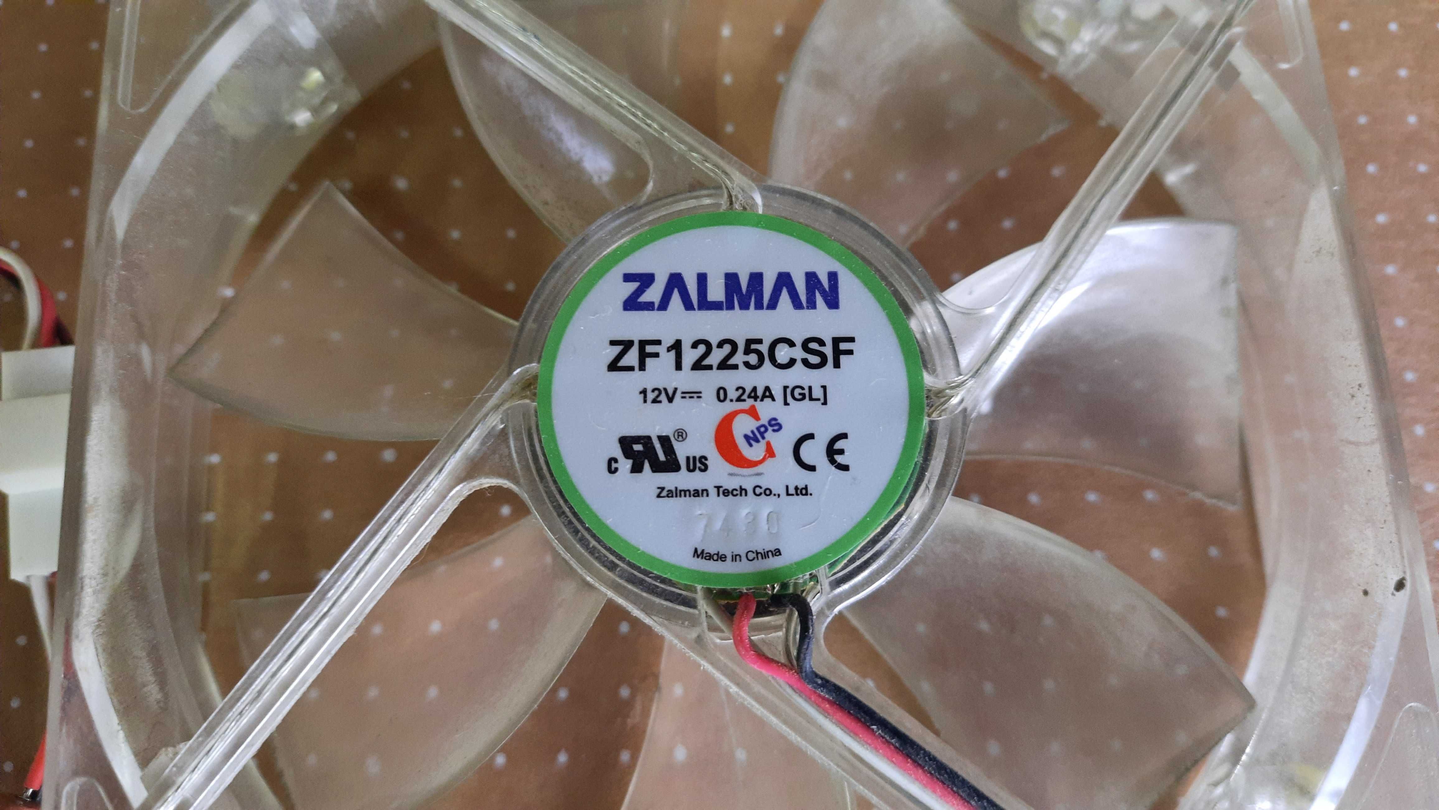 Охлаждение Вентилятор корпусу ПК ZALMAN 120мм 2шт