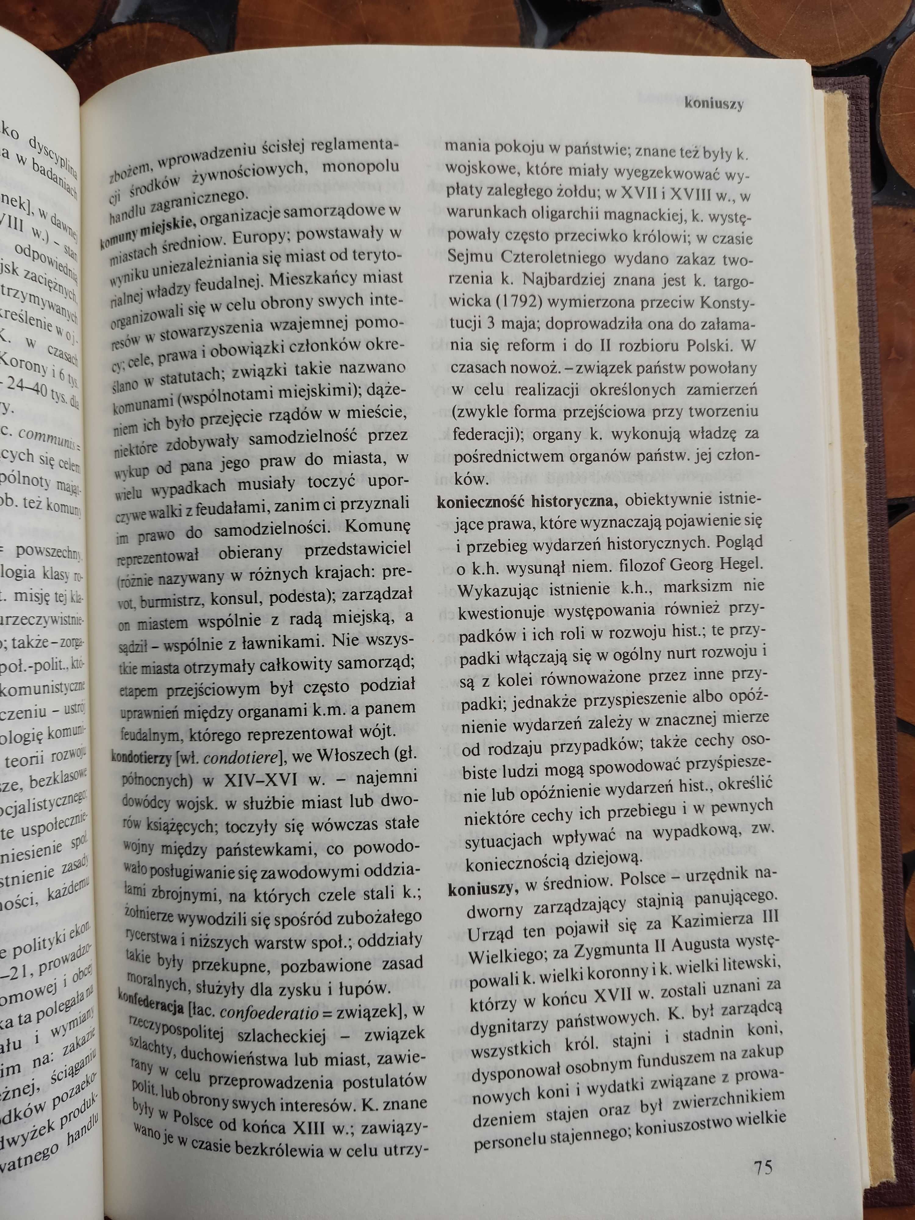 Słownik szkolny Terminy i pojęcia historyczne