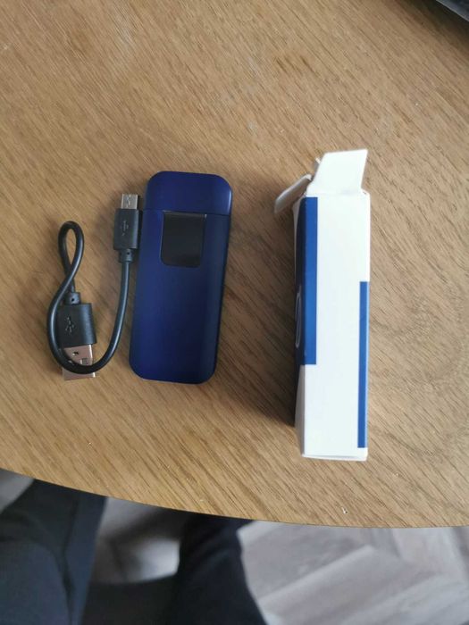 Zapalniczka elektryczna USB dotykowa bezpłomieniowa – granatowa