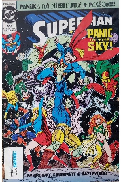 Superman Panic In The Sky 7/94