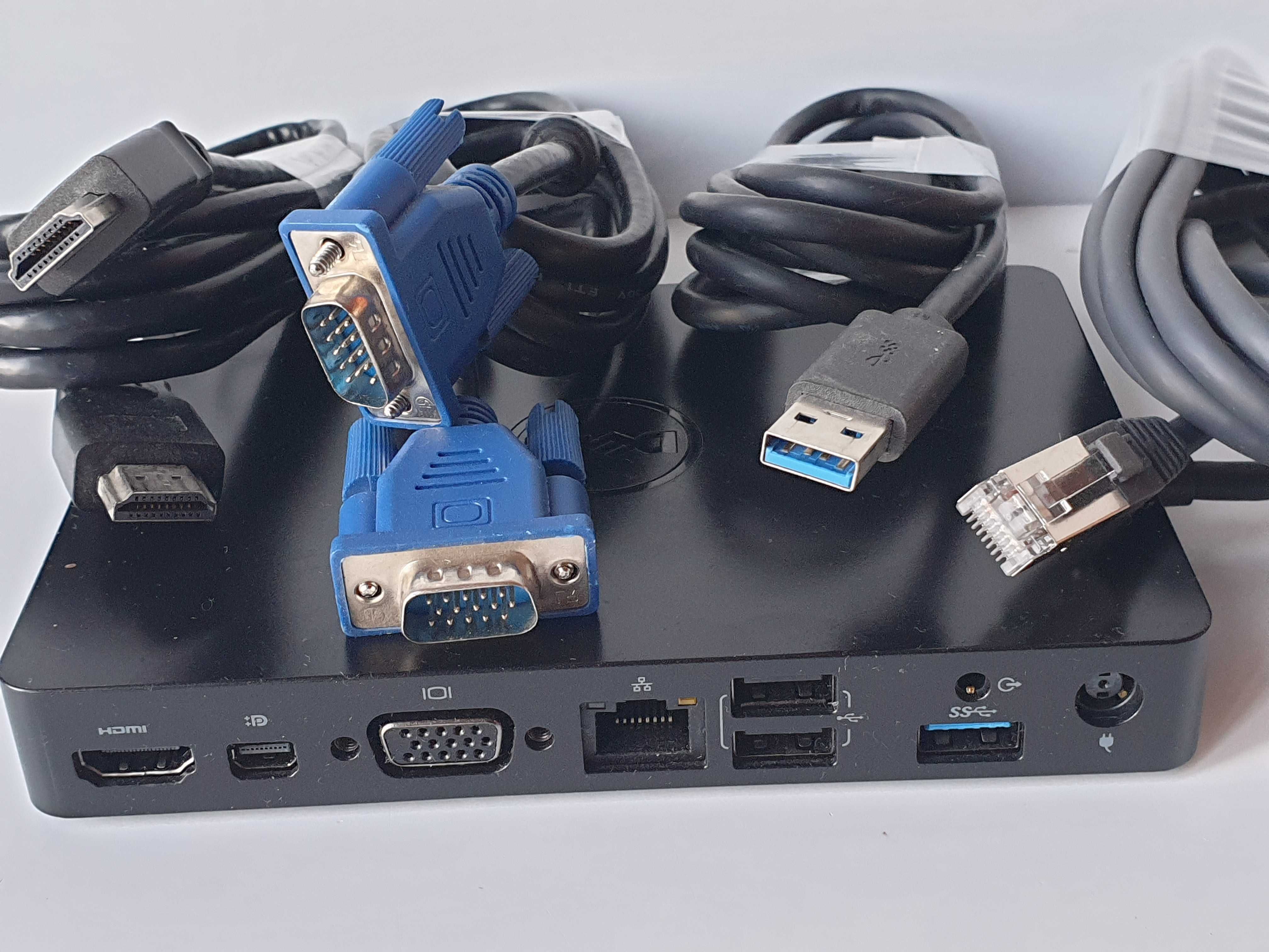Док-станція DELL WD15 K17A  4K USB Type-C + кабель HDMI VGA USB LAN