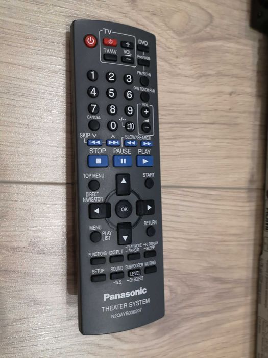 Pilot od kina domowego, amplitunera Panasonic SA-PT465