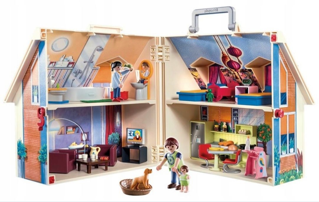 Playmobil Przenośny domek z wyposażeniem 70985