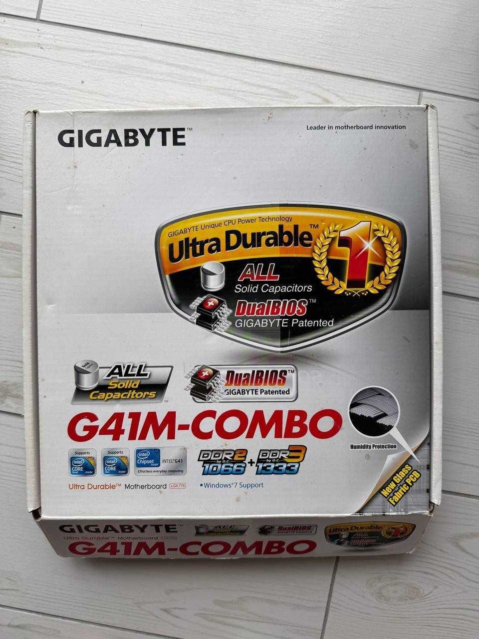 Материнська плата Gigabyte GA-G41M-Combo + 2x4Gb DDR3