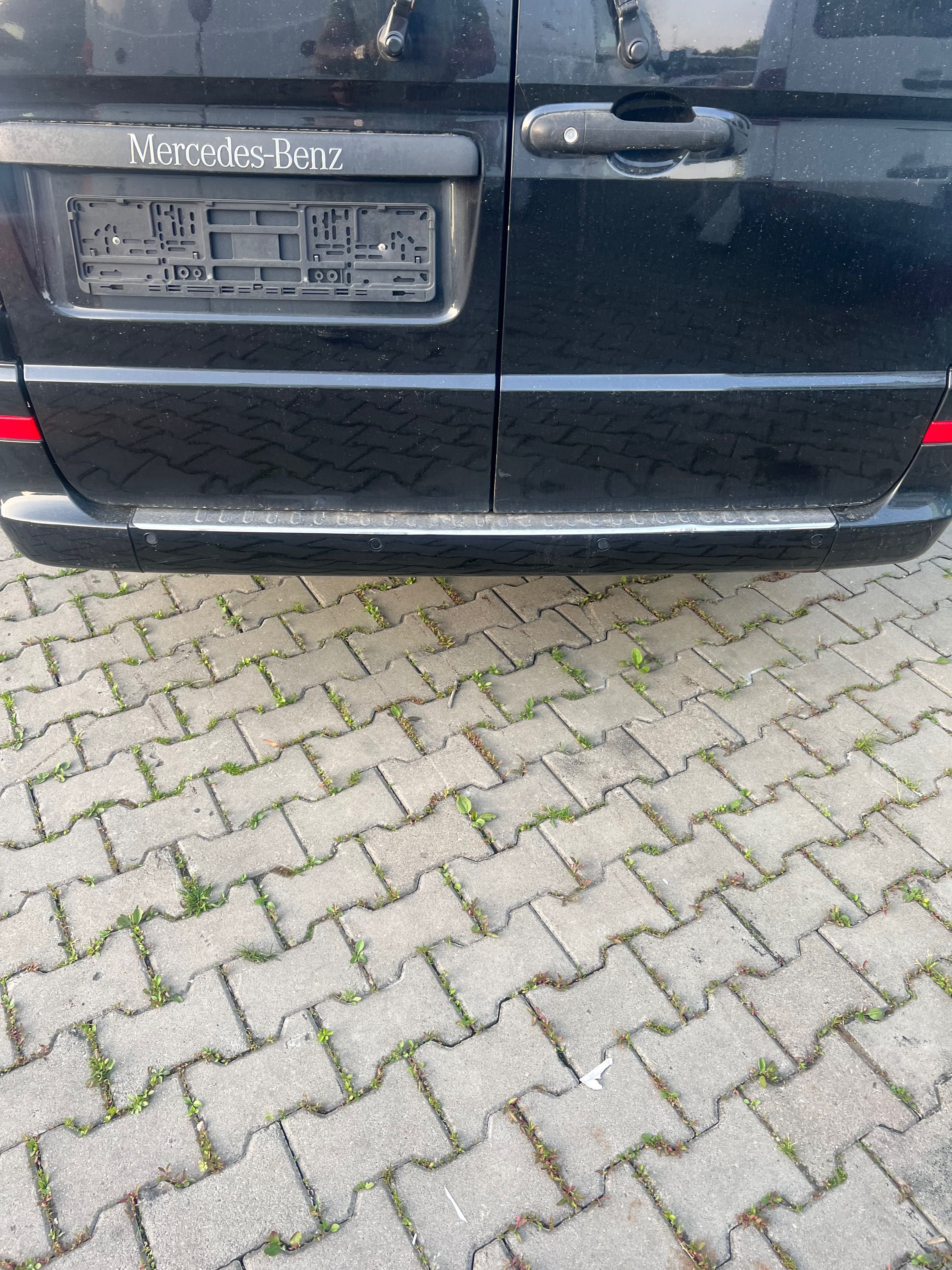 Mercedes vito 639 lift zderzak tył pdc czujniki