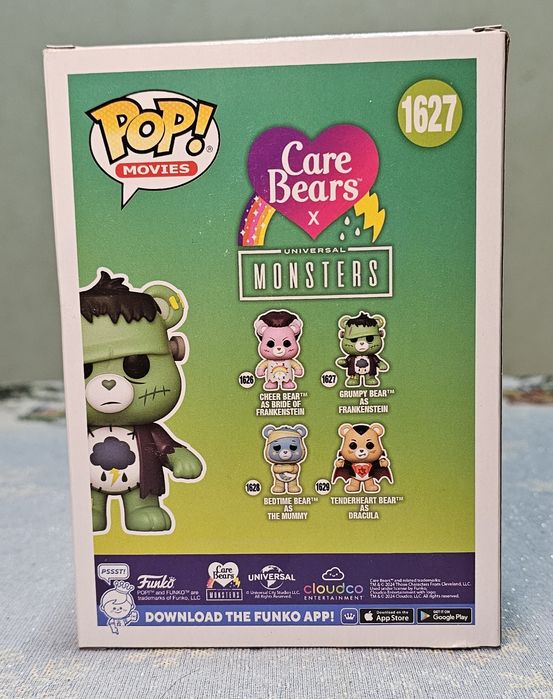 Funko pop Care Bears Grumpy Bear as Frankenstein 1627