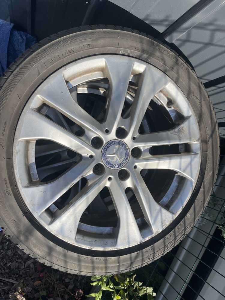 Koła aluminiowe 17” Mercedes C klasa 5 ramienna 4 szt