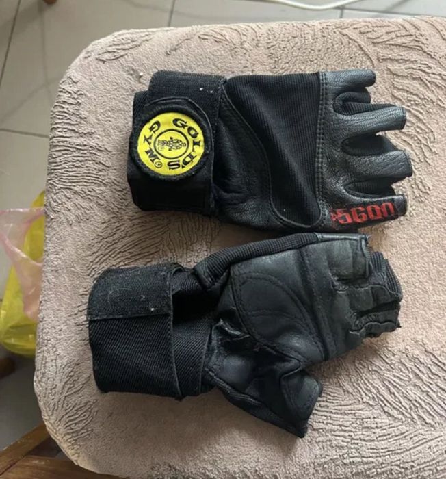 Rękawice skórzane Gold’s Gym
