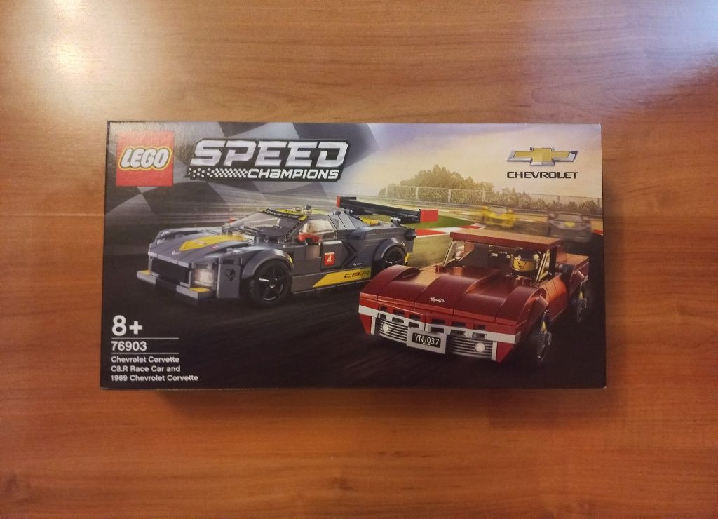 Nowe Lego Speed Champions 76903 Chevrolet Corvette C8.R i 1969