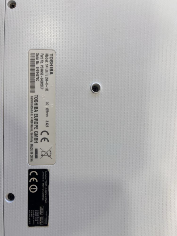 Portátil Toshiba