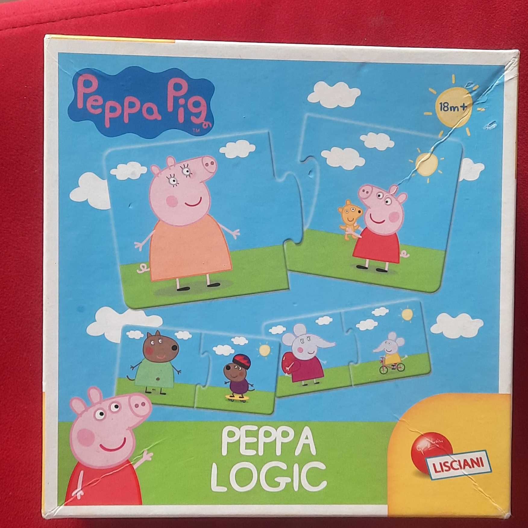 Świnka Peppa Gra logiczna - używana ale jak nowa