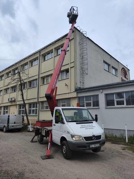 Usługi , wynajem podnośnik koszowy, zwyżka 22m