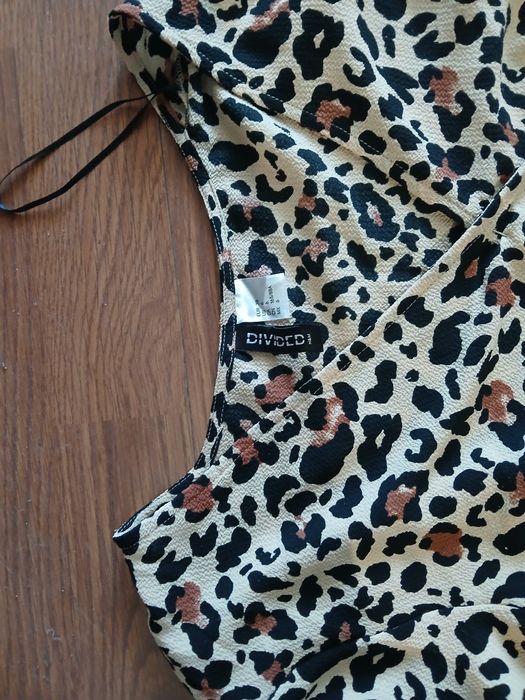 Sukienka w panterkę rozm 38l h&m