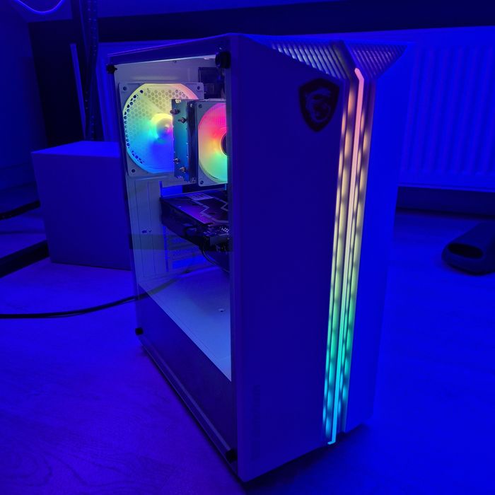 Komputer RX6600XT/R5 5500/16GB ram/Gamingowy Okazja RGB  gwarancja w10