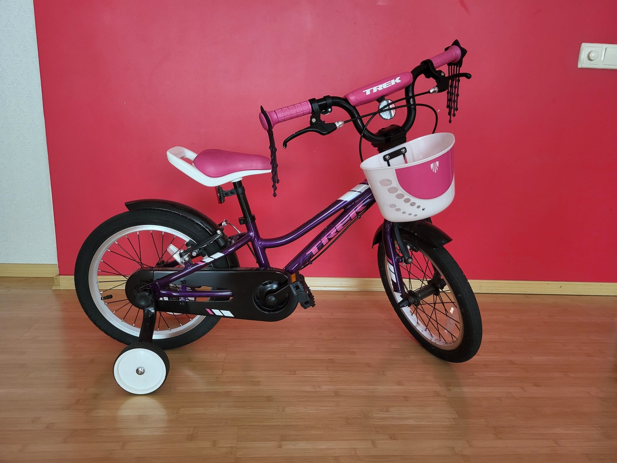 Велосипед для девочки Trek Precaliber 16 Girls фиолетовый