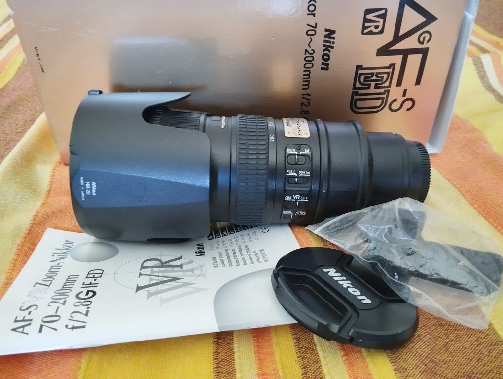 Nikon 70 200 2.8 vr