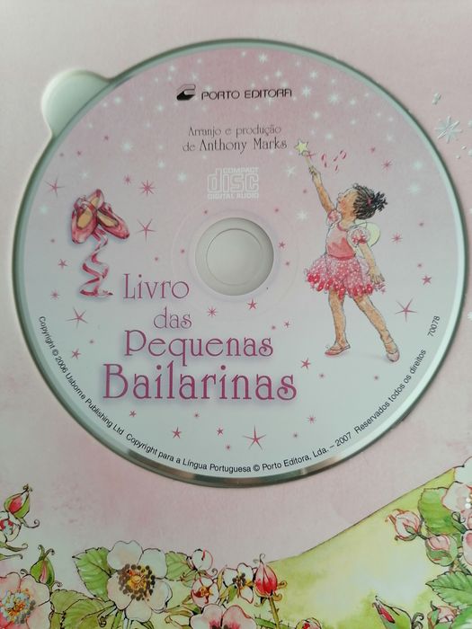 Livro "Livro das pequenas bailarinas"