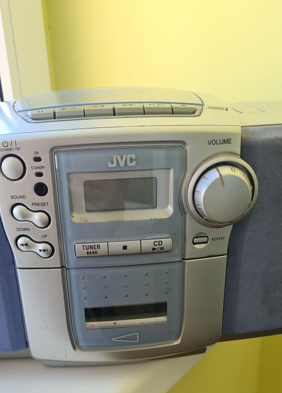 Cd проигрыватель, магнитофон jvc