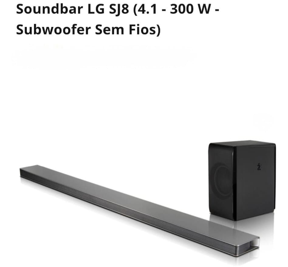 Soundbar   LG SJ8