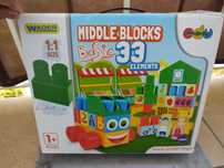 Klocki Wader Basic middle blocks, 33 elementy