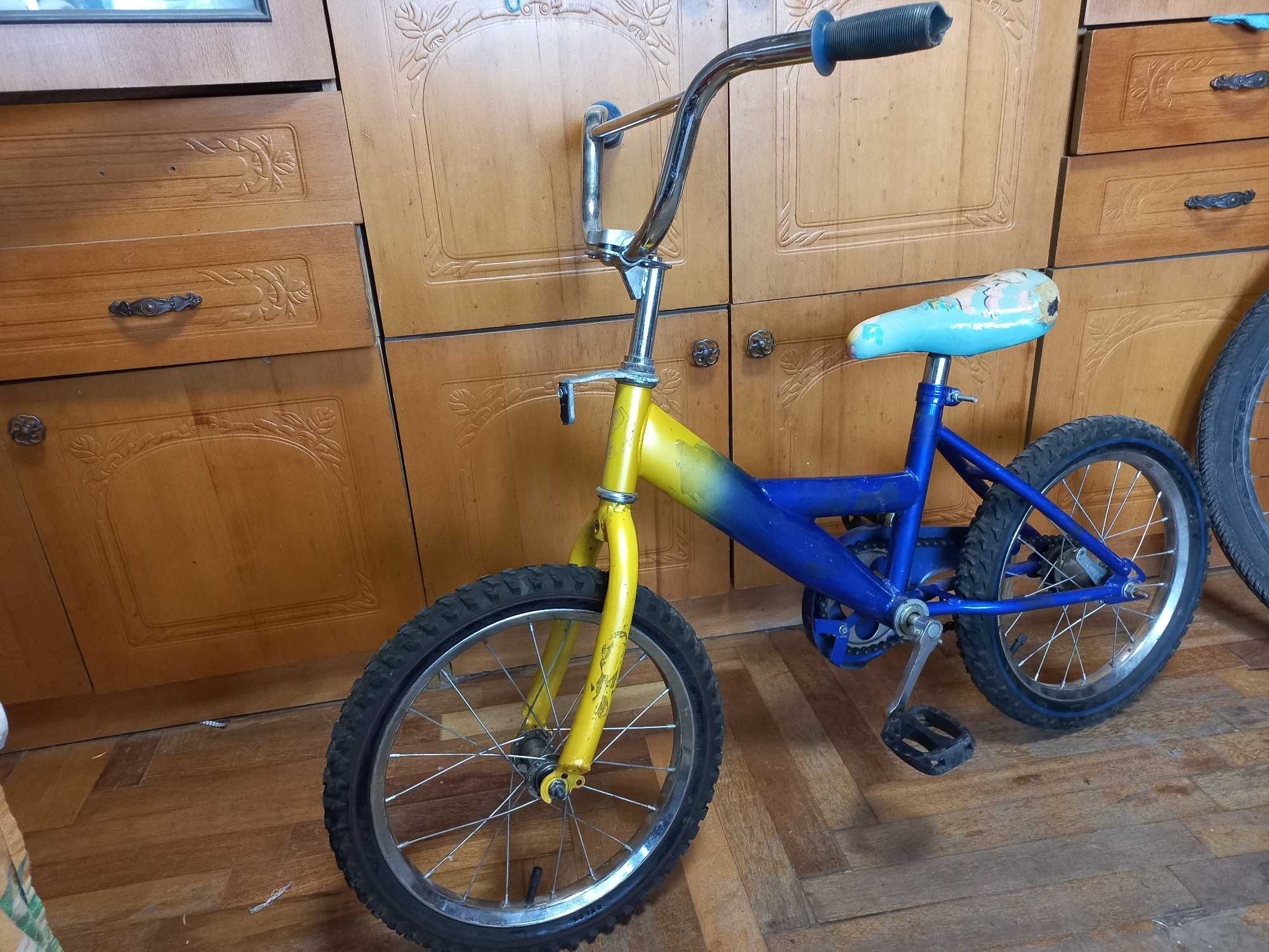 Велосипед детский от 4х до 8 лет