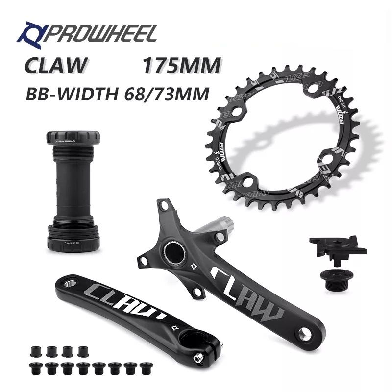 Шатуни Prowheel Claw BCD104 36t/34t Hollowtech II