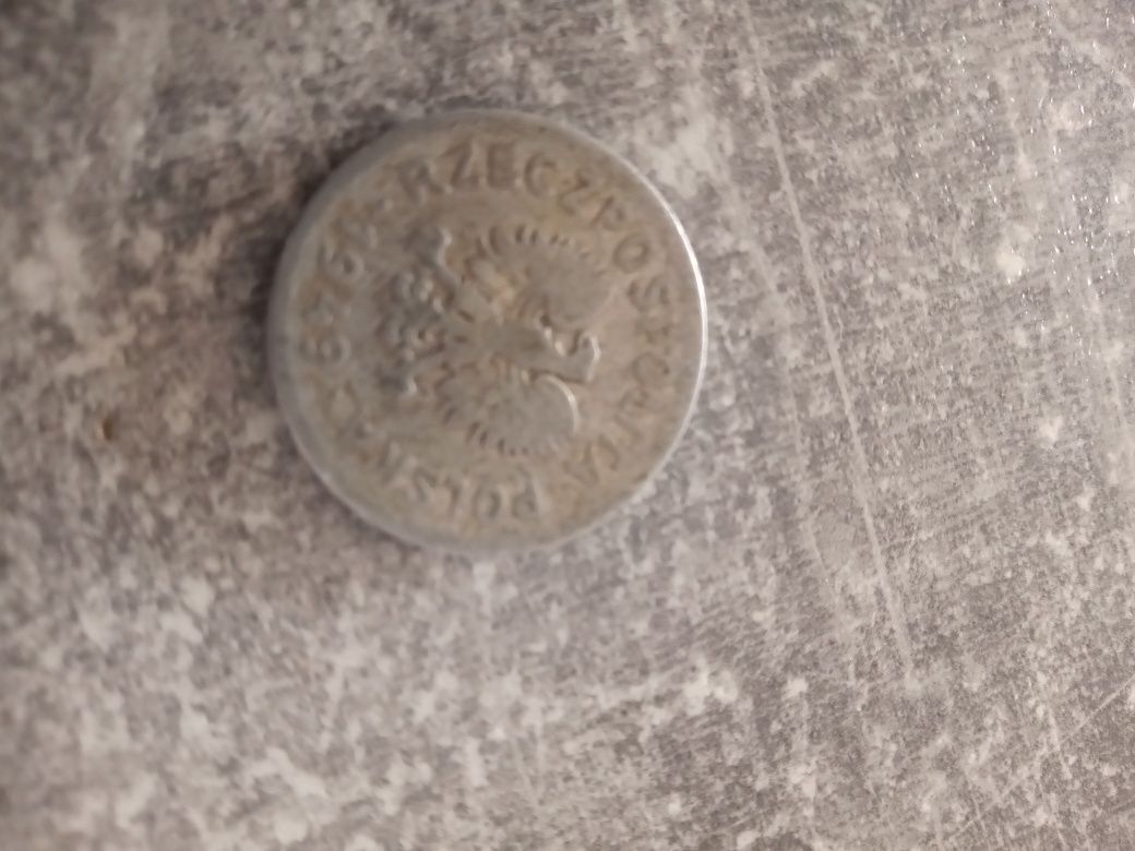Stara moneta 1 zlotowa