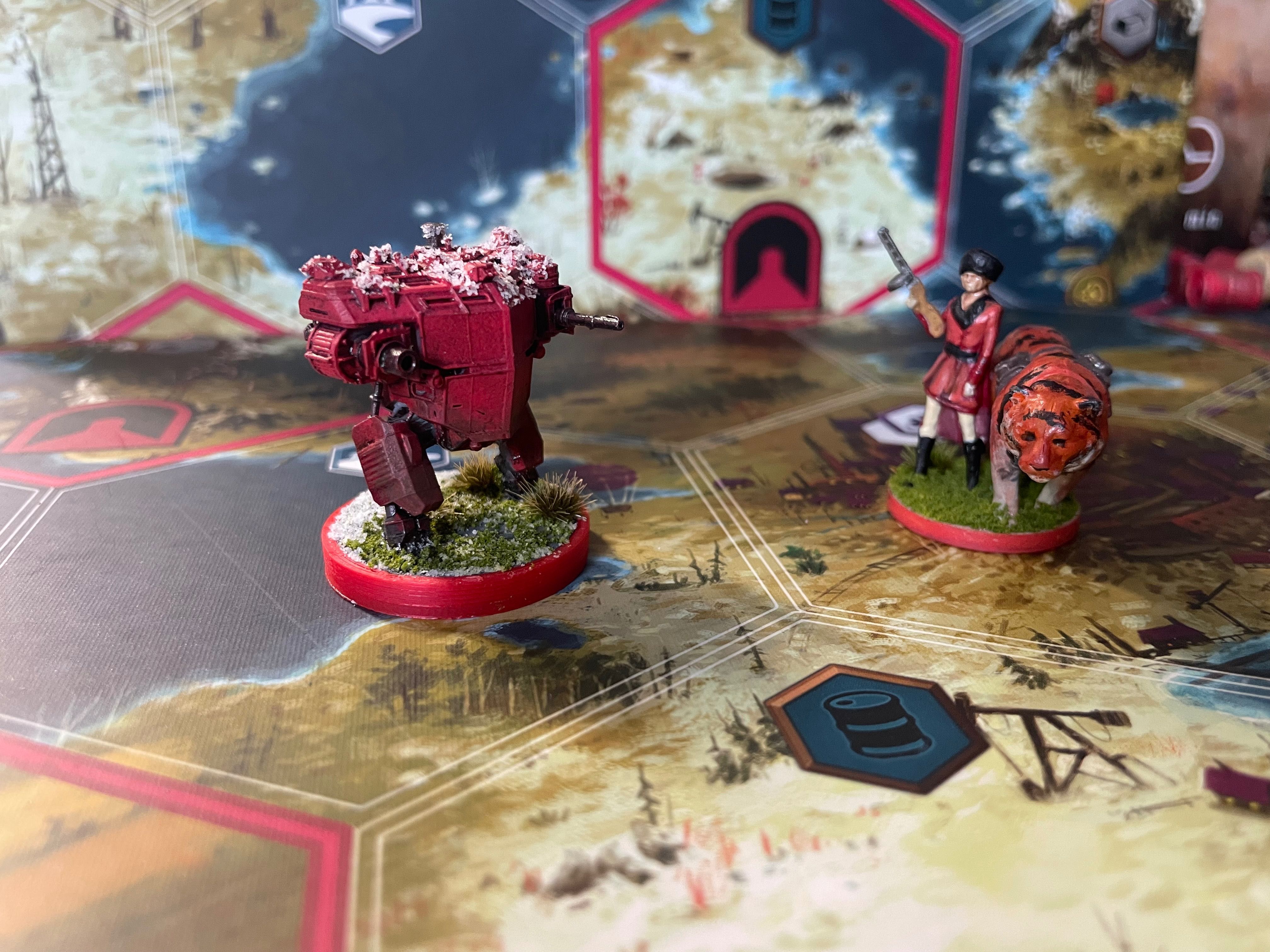 Zestaw alternatywnych Mechów do gry Scythe