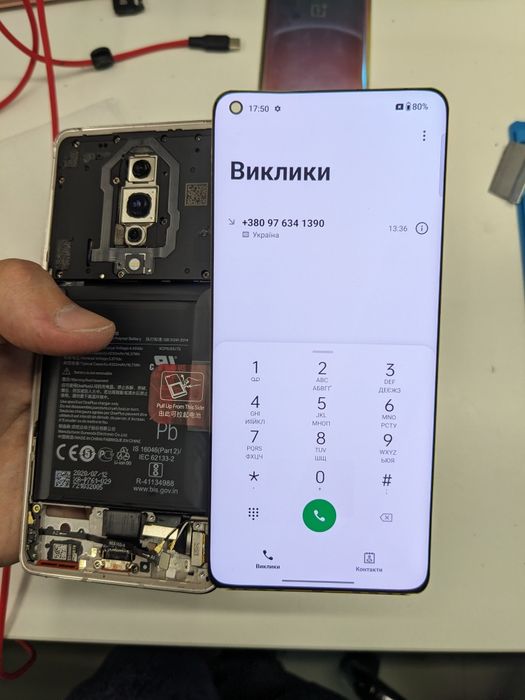 Заміна скла дисплею ремонт телефону samsung one plus pixel apple