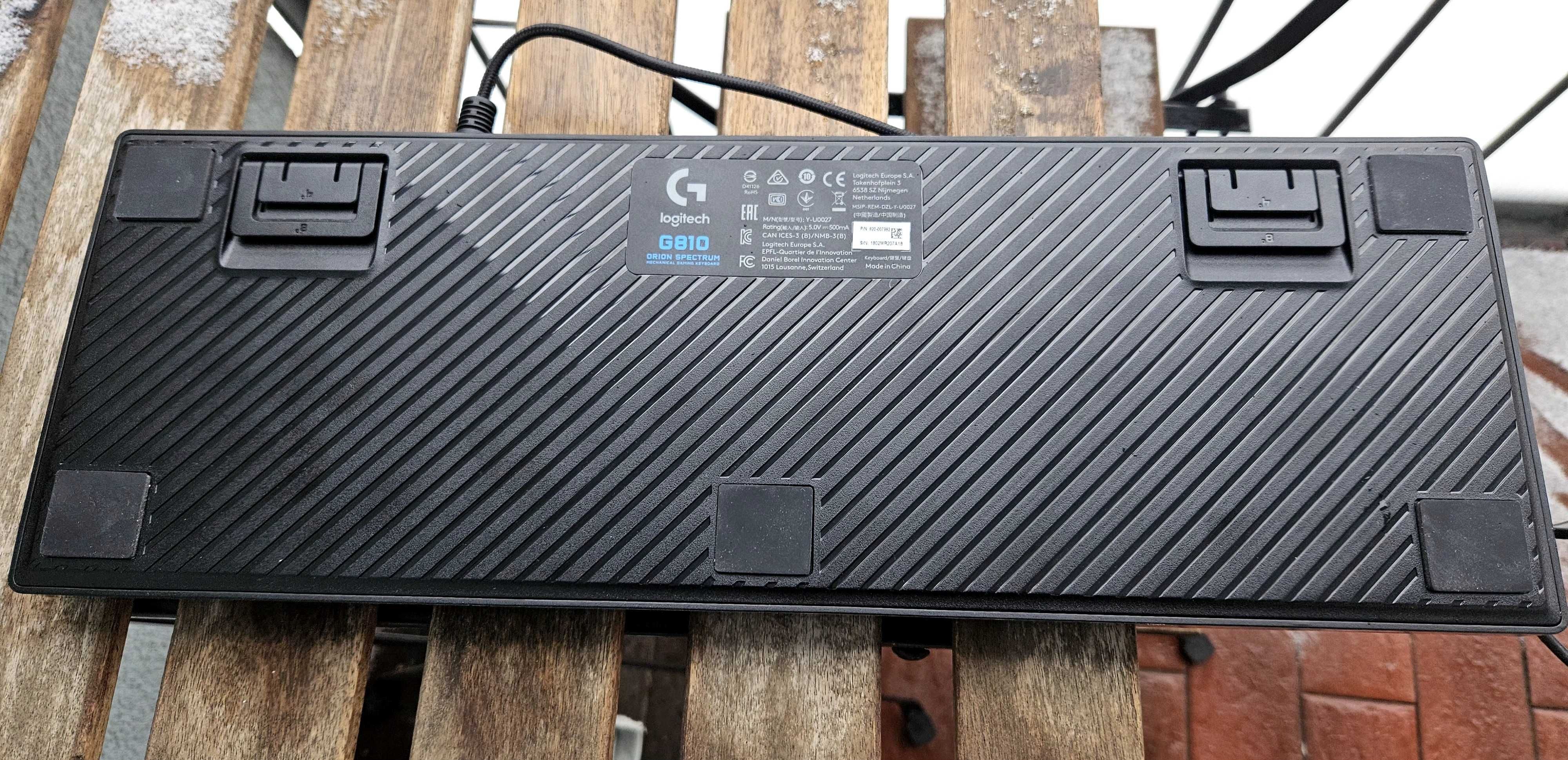 Klawiatura mechaniczna Logitech G810 Orion Spectrum używana