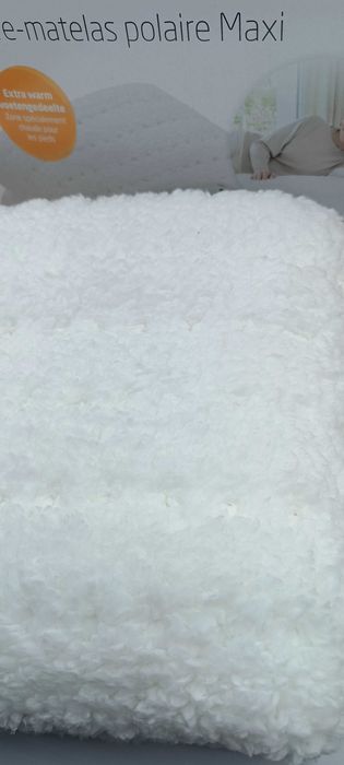 Koc VidaXL mikrofibra 150 cm x 80 cm biały