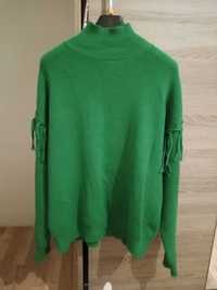 Sweter damski zielony