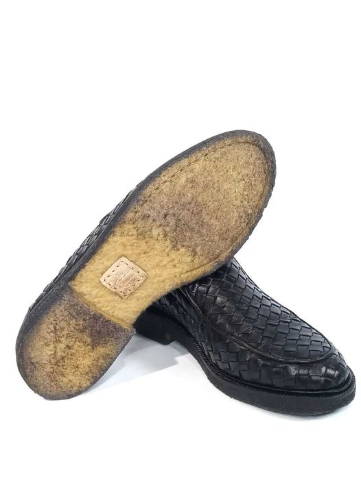 Кожаные женские туфли Billi Bi Mestizo Sort Loafers I Glat Оригинал