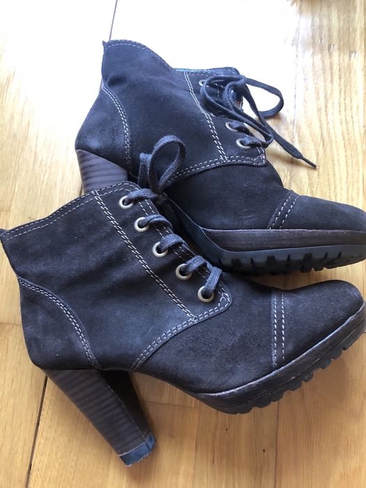 Botins castanhos Mango - 40