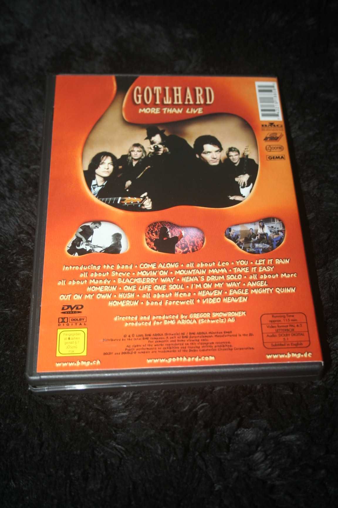 DVD Gotthard - More Than Live