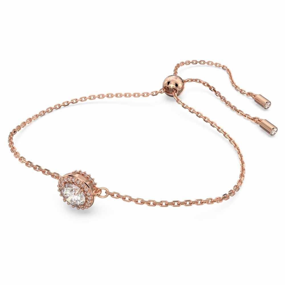 Bransoletka Swarovski - Constella, Pavé, White, Rose Gold