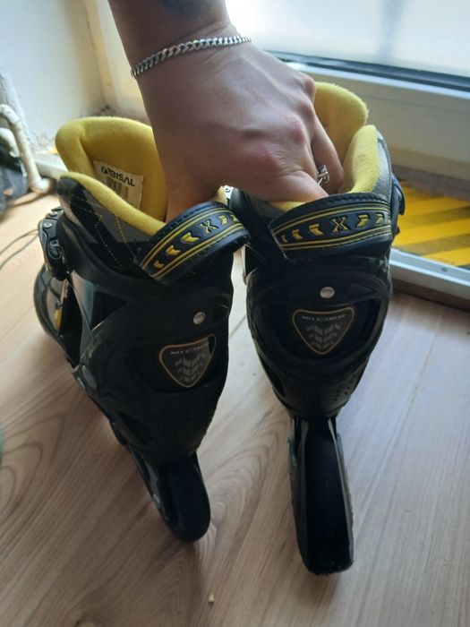 Rolki wraz z ochraniaczami