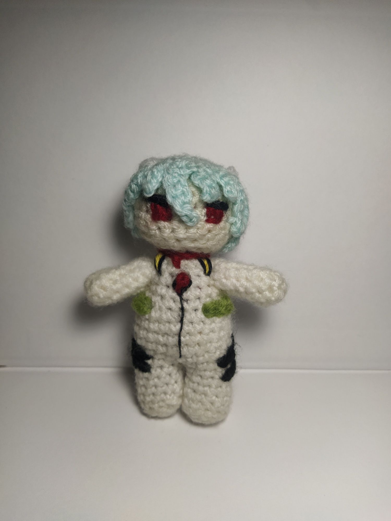 вязаная игрушка аниме Аянами Рей