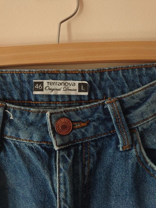 Spodnie mom jeans bawełna