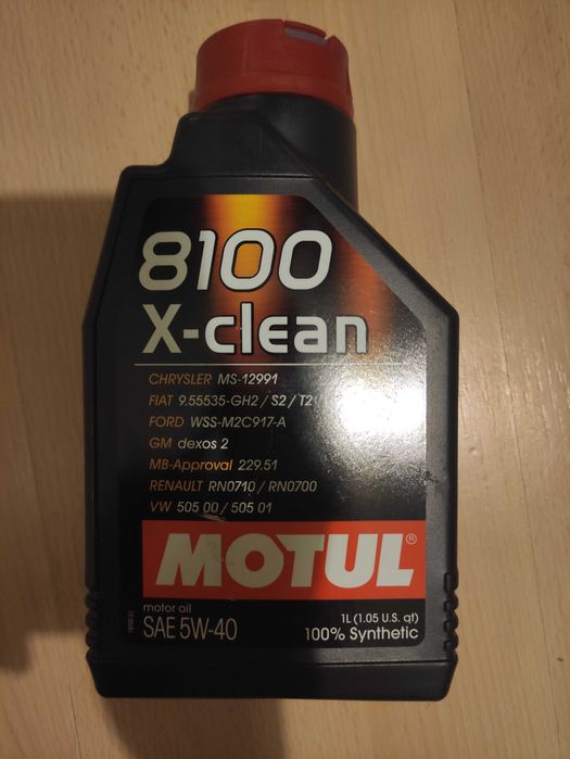 Olej 5w-40 Motul 8100 x-clean 1 L