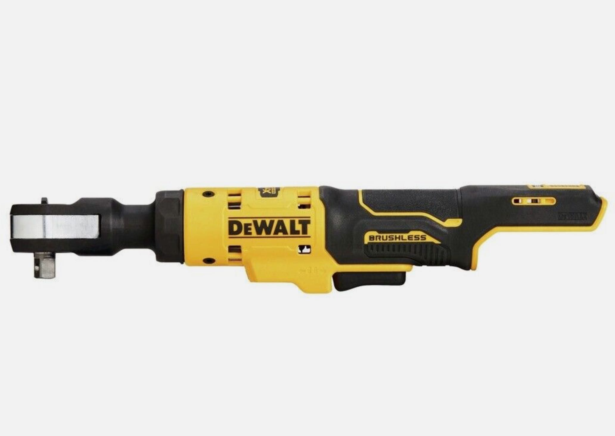 Безщітковий угловий гайковерт - трещітка 3/8" DEWALT DCF503B 12V