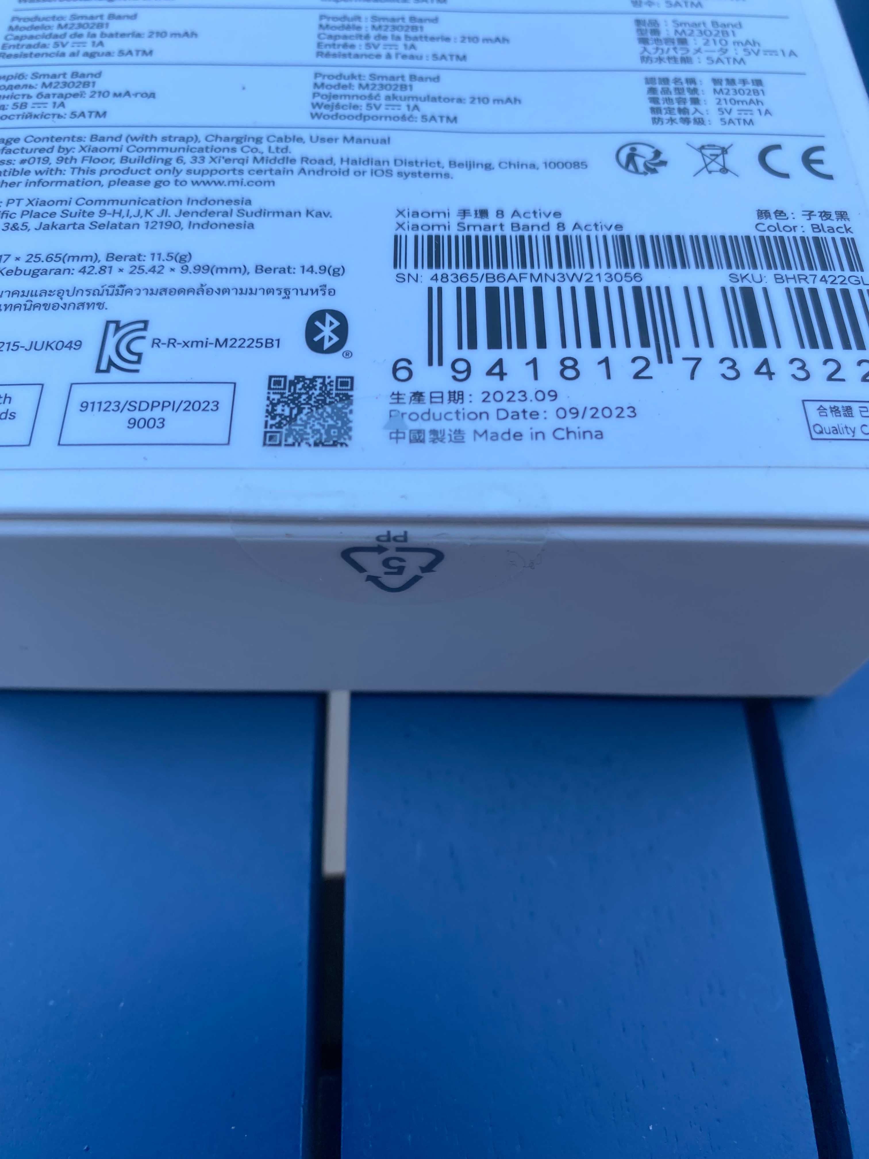 Opaska  zegarek Xiaomi Smart Mi Band 8 Active Wrocław