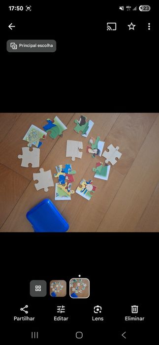 Puzzle do Ruca - Peças em madeira