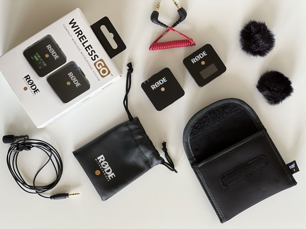 Rode Wireless GO + Lavalier Rode – Excelente estado!